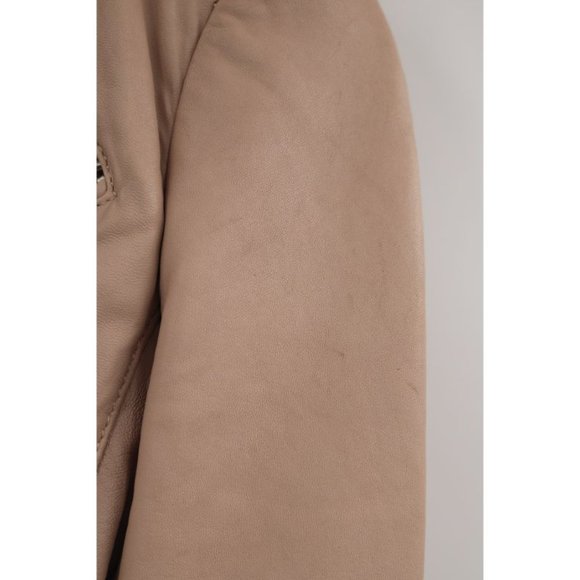 Lambskin Leather: size 36, Asymmetrical zip Moto Biker jacket - Picture 9 of 16